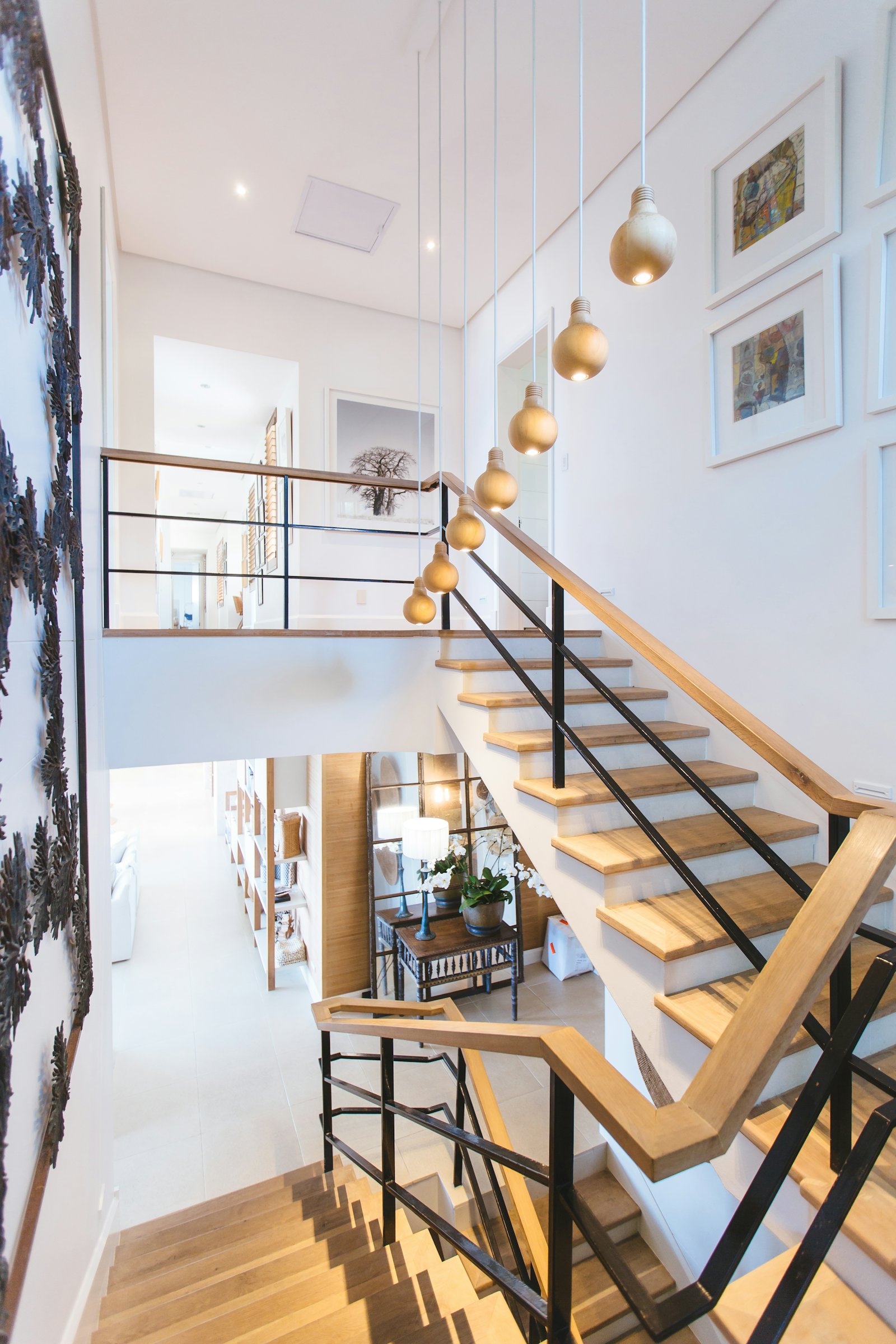 Elevated apartment interior with warm natural light in Kochi